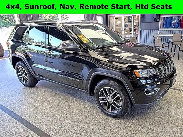 Black 2017 Jeep Grand Cherokee Limited for sale in Tulsa, OK
