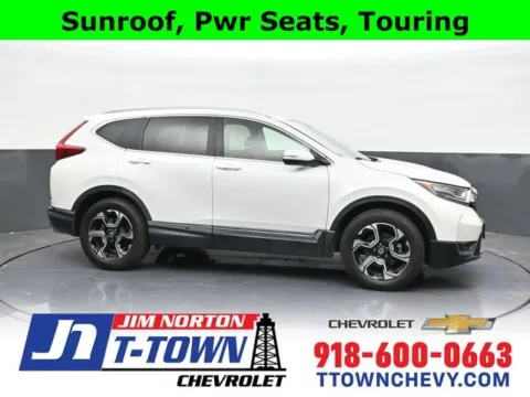 White 2019 Honda CR-V Touring for sale in Tulsa, OK