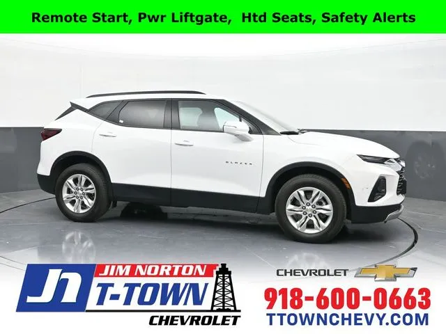 White 2022 Chevrolet Blazer LT for sale in Tulsa, OK
