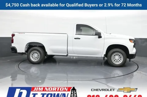 White 2025 Chevrolet Silverado 1500 WT for sale in Tulsa, OK