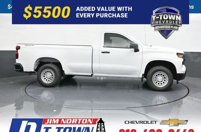 White 2025 Chevrolet Silverado 1500 WT for sale in Tulsa, OK