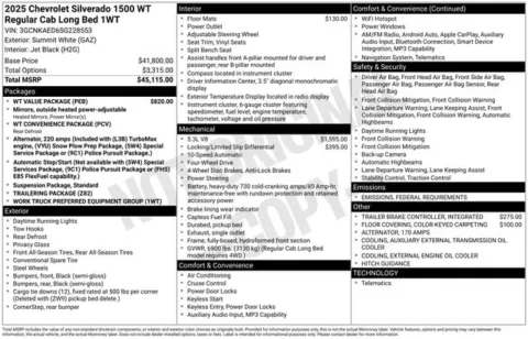 Photos of 2025 Chevrolet Silverado 1500 WT for sale in Tulsa, OK at Jim Norton T-Town Chevrolet