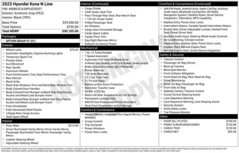 Another view of 2023 Hyundai Kona N Line for sale in Tulsa, OK at Jim Norton T-Town Chevrolet