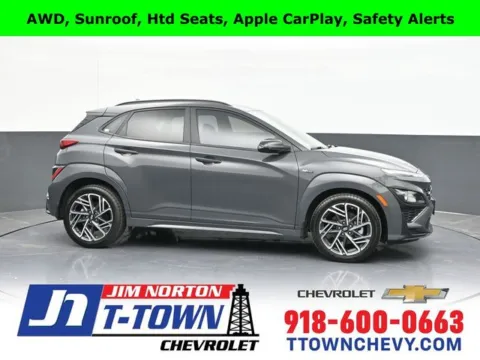 Gray 2023 Hyundai Kona N Line for sale in Tulsa, OK