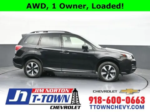 Black 2017 Subaru Forester 2.5i Premium for sale in Tulsa, OK