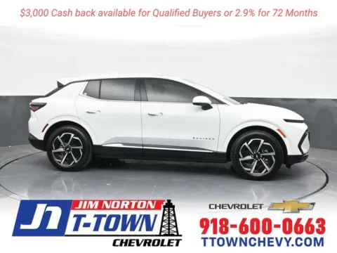White 2025 Chevrolet Equinox EV LT for sale in Tulsa, OK