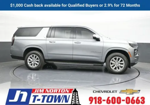 Gray 2025 Chevrolet Suburban Premier for sale in Tulsa, OK