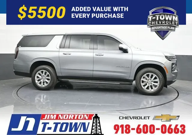 Gray 2025 Chevrolet Suburban Premier for sale in Tulsa, OK