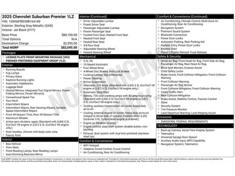 Photos of 2025 Chevrolet Suburban Premier for sale in Tulsa, OK at Jim Norton T-Town Chevrolet