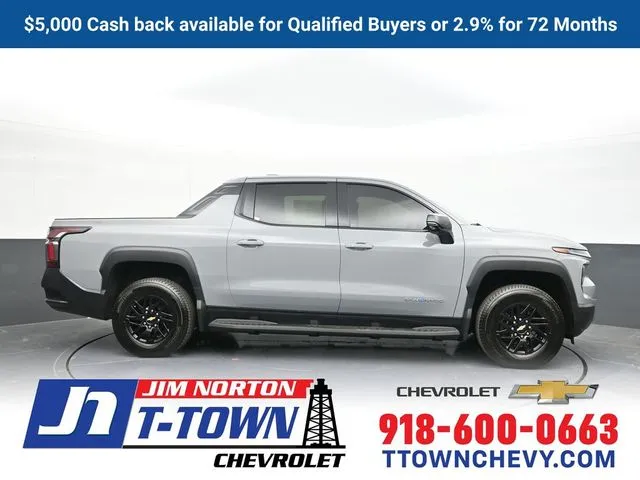 Gray 2025 Chevrolet Silverado EV LT for sale in Tulsa, OK