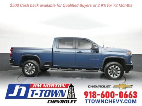 Blue 2025 Chevrolet Silverado 2500HD Custom for sale in Tulsa, OK