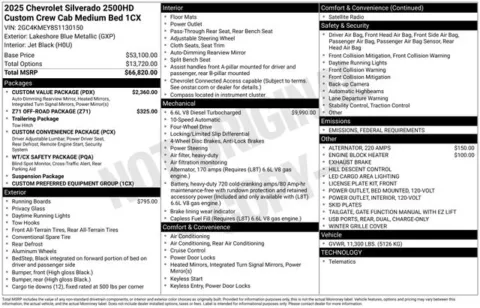 Photos of 2025 Chevrolet Silverado 2500HD Custom for sale in Tulsa, OK at Jim Norton T-Town Chevrolet