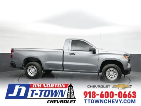 Gray 2025 Chevrolet Silverado 1500 WT for sale in Tulsa, OK