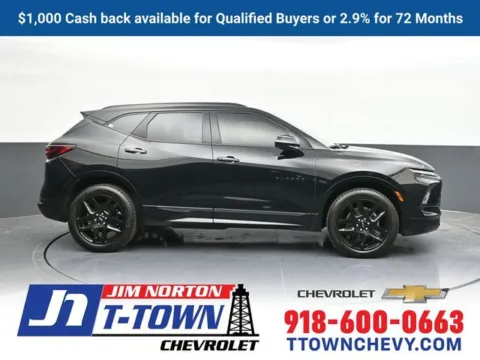 Black 2025 Chevrolet Blazer RS for sale in Tulsa, OK