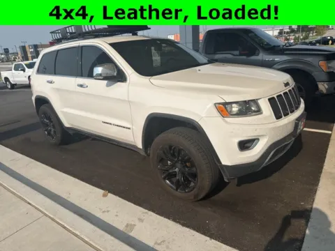 White 2015 Jeep Grand Cherokee Limited for sale in Tulsa, OK