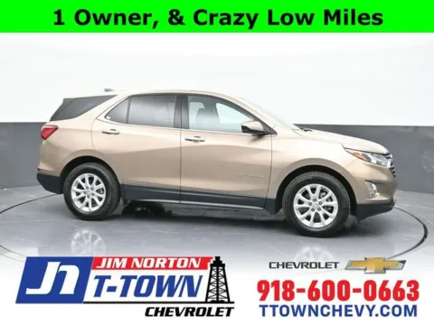 Beige 2019 Chevrolet Equinox LT for sale in Tulsa, OK