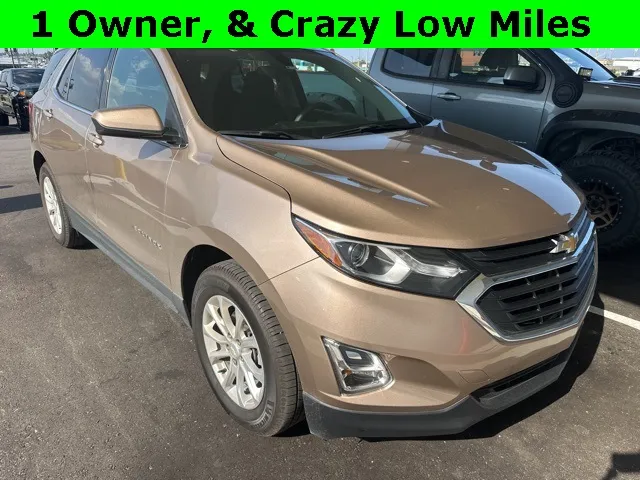 Beige 2019 Chevrolet Equinox LT for sale in Tulsa, OK