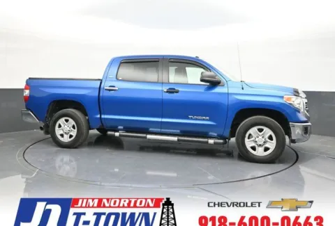 Blue 2017 Toyota Tundra SR5 for sale in Tulsa, OK