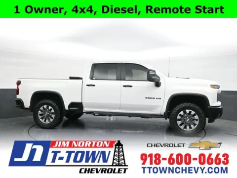 White 2024 Chevrolet Silverado 2500HD Custom for sale in Tulsa, OK