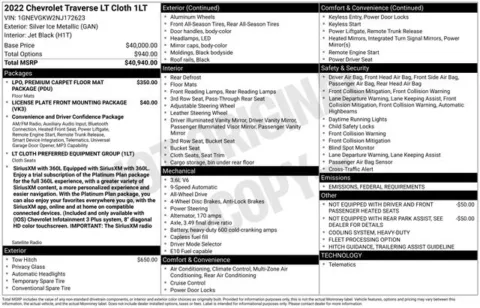 Another view of 2022 Chevrolet Traverse LT for sale in Tulsa, OK at Jim Norton T-Town Chevrolet