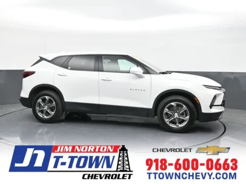 White 2023 Chevrolet Blazer LT for sale in Tulsa, OK