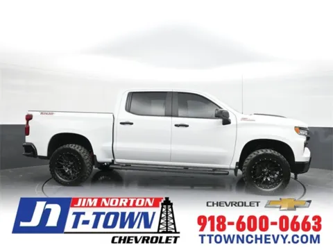 White 2024 Chevrolet Silverado 1500 LT Trail Boss for sale in Tulsa, OK