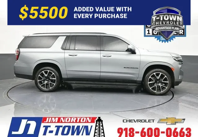 Gray 2023 Chevrolet Suburban RST for sale in Tulsa, OK