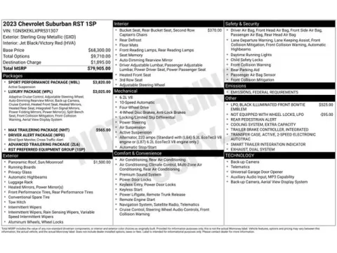 Another view of 2023 Chevrolet Suburban RST for sale in Tulsa, OK at Jim Norton T-Town Chevrolet