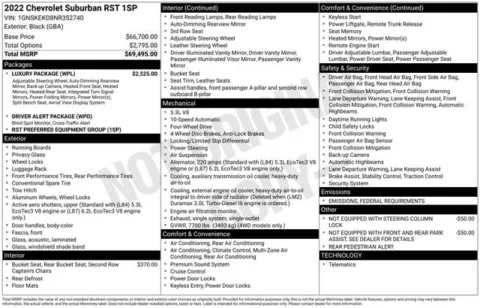 More photos of 2022 Chevrolet Suburban RST at Jim Norton T-Town Chevrolet, OK