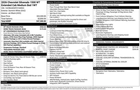 More photos of 2026 Chevrolet Silverado 1500 WT at Jim Norton T-Town Chevrolet, OK