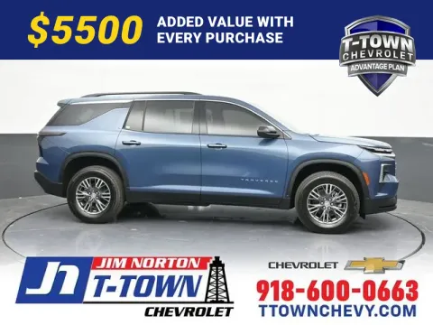 Blue 2026 Chevrolet Traverse LT for sale in Tulsa, OK