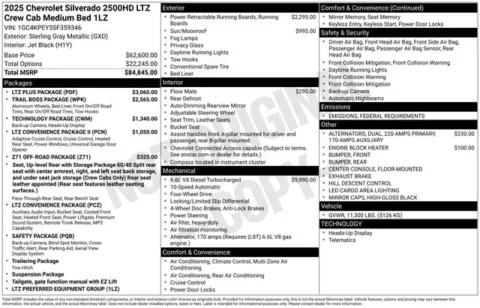 Photos of 2025 Chevrolet Silverado 2500HD LTZ for sale in Tulsa, OK at Jim Norton T-Town Chevrolet