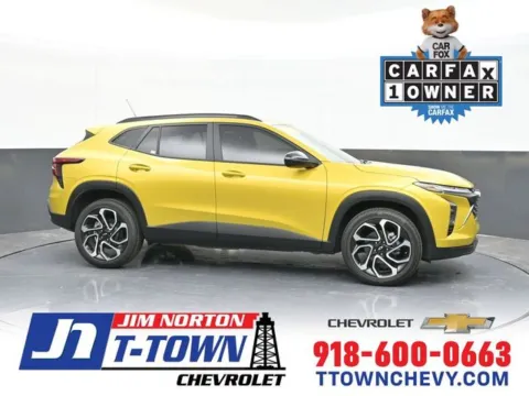 Yellow 2024 Chevrolet Trax 2RS for sale in Tulsa, OK
