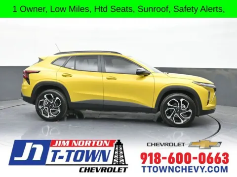 Yellow 2024 Chevrolet Trax 2RS for sale in Tulsa, OK