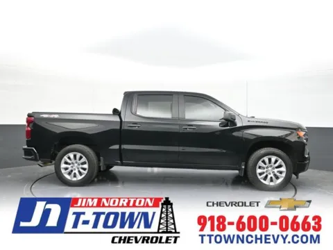 Black 2023 Chevrolet Silverado 1500 Custom for sale in Tulsa, OK