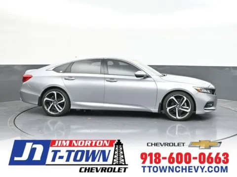 Silver 2020 Honda Accord Sport for sale in Tulsa, OK