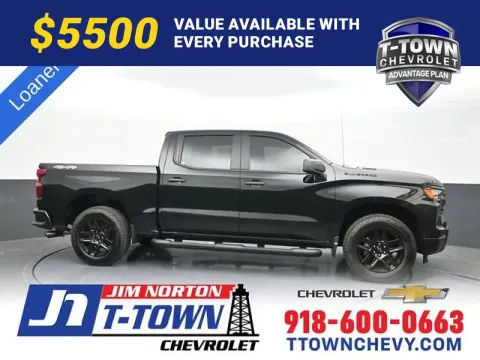 Black 2026 Chevrolet Silverado 1500 Custom for sale in Tulsa, OK