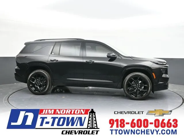 Black 2026 Chevrolet Traverse RS for sale in Tulsa, OK