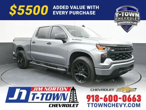 Gray 2026 Chevrolet Silverado 1500 Custom for sale in Tulsa, OK