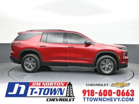 Red 2026 Chevrolet Traverse LT for sale in Tulsa, OK