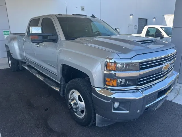 Silver 2018 Chevrolet Silverado 3500HD LTZ for sale in Tulsa, OK