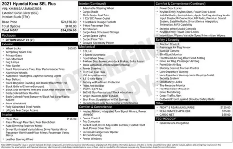 More photos of 2021 Hyundai Kona SEL Plus at Jim Norton T-Town Chevrolet, OK