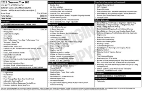 Photos of 2025 Chevrolet Trax 2RS for sale in Tulsa, OK at Jim Norton T-Town Chevrolet