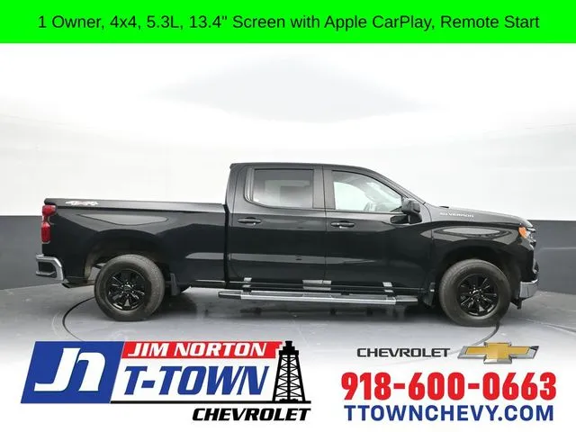 Black 2023 Chevrolet Silverado 1500 LT for sale in Tulsa, OK