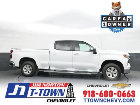 White 2024 Chevrolet Silverado 1500 LT for sale in Tulsa, OK