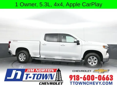 White 2024 Chevrolet Silverado 1500 LT for sale in Tulsa, OK