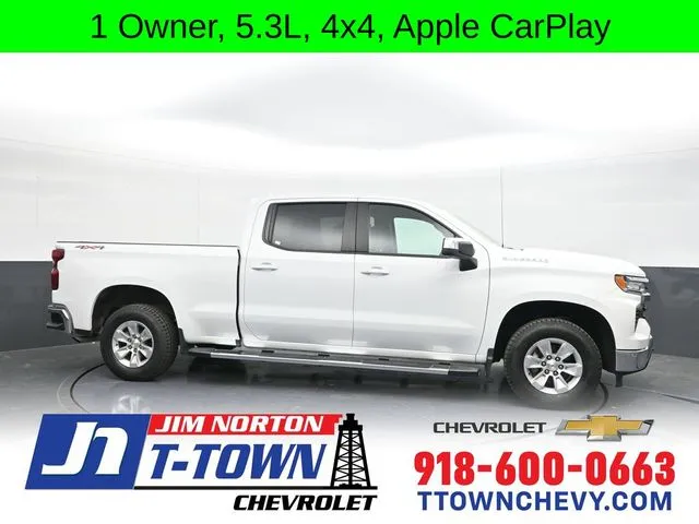 White 2024 Chevrolet Silverado 1500 LT for sale in Tulsa, OK