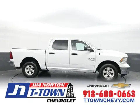 White 2023 Ram 1500 Classic SLT for sale in Tulsa, OK