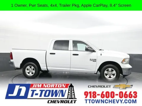 White 2023 Ram 1500 Classic SLT for sale in Tulsa, OK