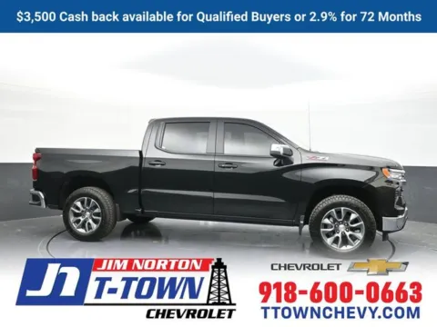 Black 2026 Chevrolet Silverado 1500 LT for sale in Tulsa, OK